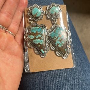 Sterling silver and turquoise hand made jewelry